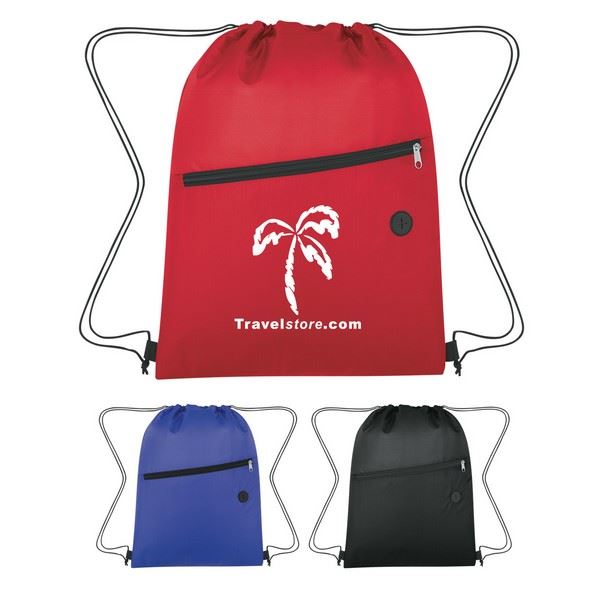 JH3465 Insulated Drawstring Sports Pack with Custom Imprint